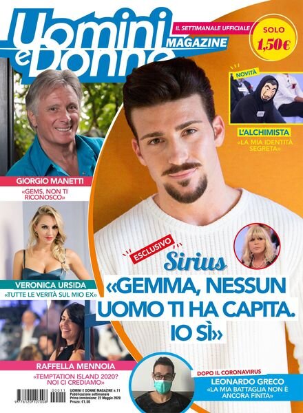 Uomini e Donne magazine – 22 maggio 2020 Cover