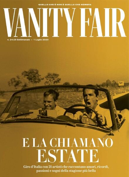 Vanity Fair Italia – 01 luglio 2020 Cover