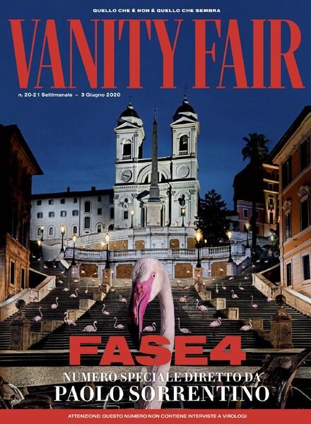 Vanity Fair Italia – 03 Giugno 2020 Cover