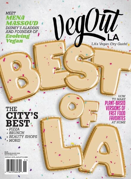 VegOut LA Magazine – Spring-Summer 2020 Cover
