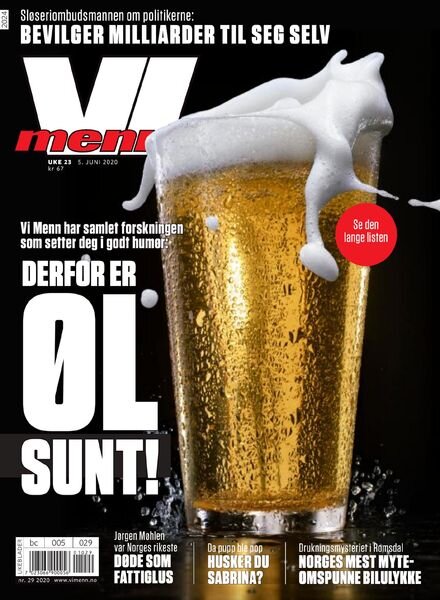 Vi Menn – 05 juni 2020 Cover