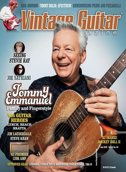 Vintage Guitar – August 2020 Cover