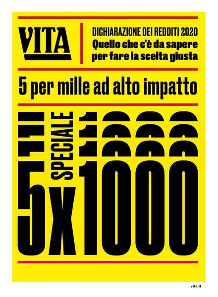 Vita – Speciale 5 Per Mille 2020 Cover