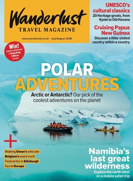 Wanderlust UK – July-August 2018 Cover