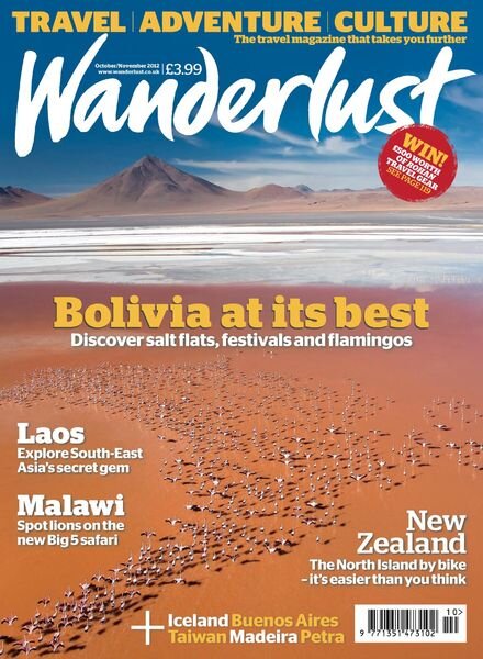 Wanderlust UK – October – november 2012 Cover