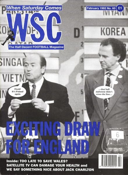 When Saturday Comes – February 1992 Cover