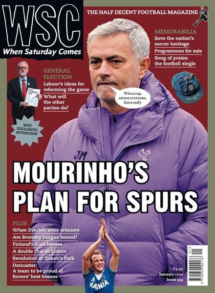When Saturday Comes – January 2020 Cover