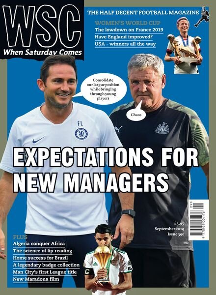 When Saturday Comes – September 2019 Cover