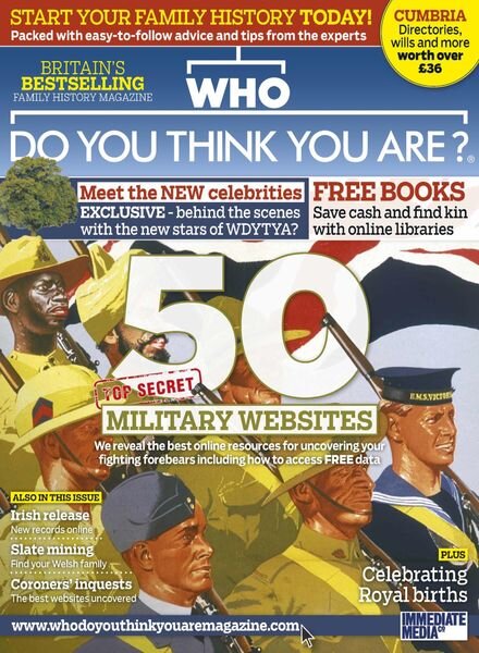 Who Do You Think You Are – August 2013 Cover