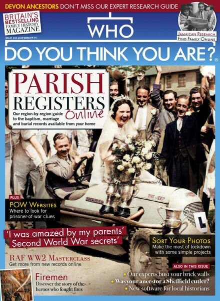 Who Do You Think You Are – July 2020 Cover