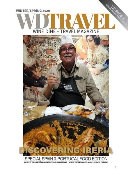 Wine Dine & Travel – Winter-Spring 2020 Cover