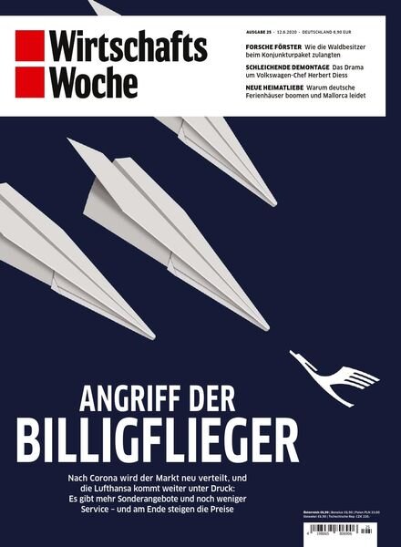 Wirtschaftswoche – 12 Juni 2020 Cover