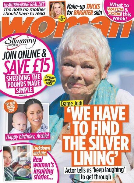 Woman UK – 11 May 2020 Cover