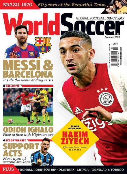 World Soccer – Summer 2020 Cover