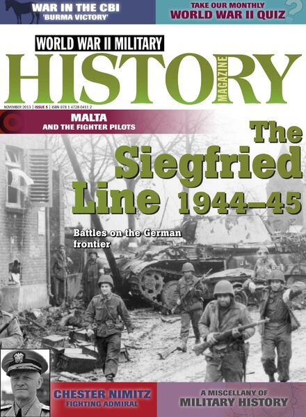 World War II Military History Magazine – Issue 5 – November 2013 Cover
