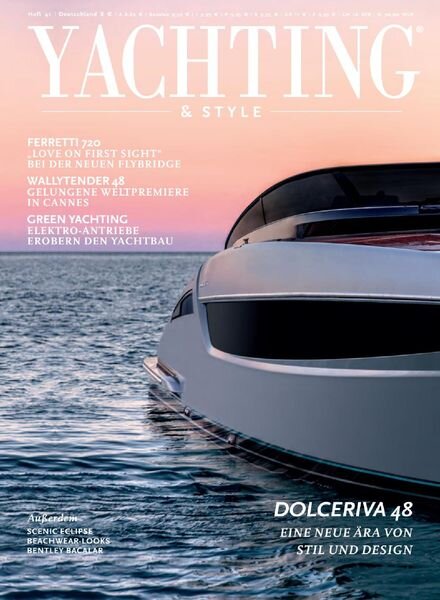 Yachting & Style – Heft 41 2020 Cover