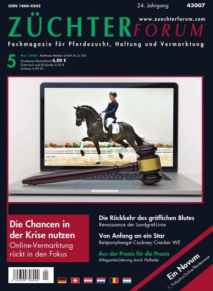 Zuchterforum – Mai 2020 Cover