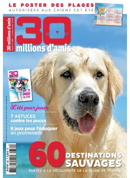 30 Millions d’Amis – Juillet-Aout 2020 Cover