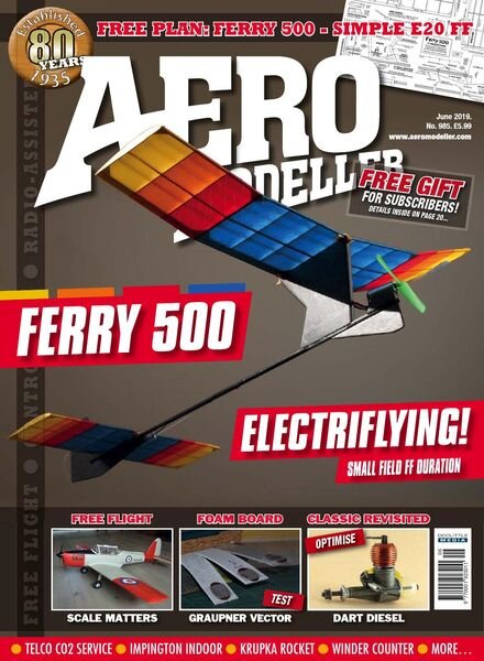 Aeromodeller – Issue 985 – June 2019 Cover