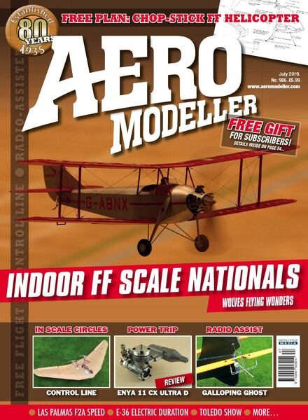 Aeromodeller – Issue 986 – July 2019 Cover
