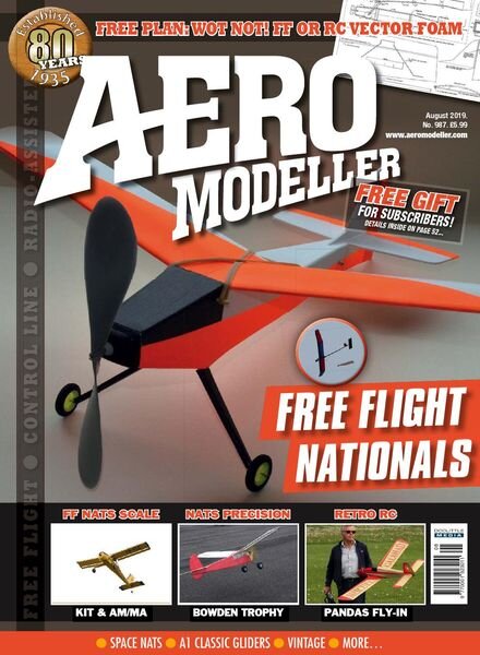 Aeromodeller – Issue 987 – August 2019 Cover