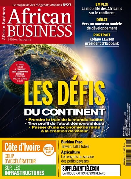 African Business – Avril – Mai 2013 Cover