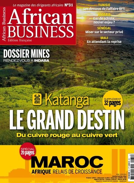 African Business – Janvier – Fevrier 2014 Cover