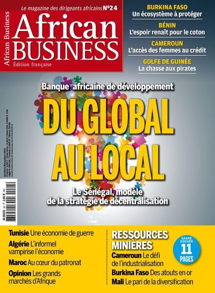 African Business – Octobre – Novembre 2012 Cover