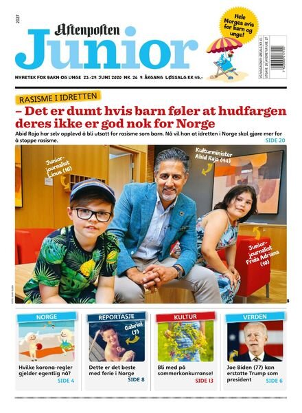 Aftenposten Junior – 23 juni 2020 Cover