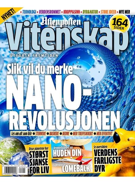 Aftenposten Vitenskap – august 2016 Cover