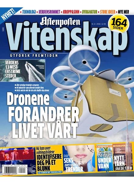 Aftenposten Vitenskap – juli 2016 Cover
