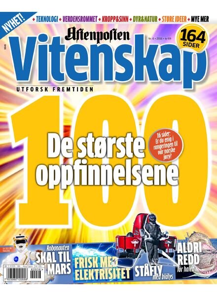 Aftenposten Vitenskap – september 2016 Cover