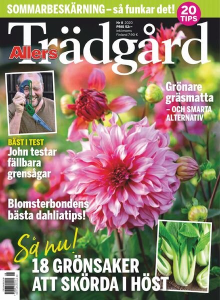 Allers Tradgard – augusti 2020 Cover