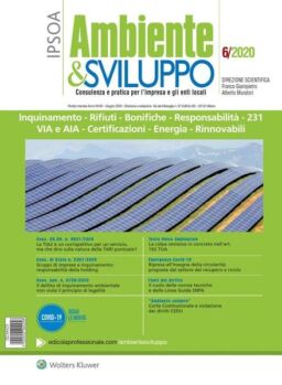 Ambiente & sviluppo – Giugno 2020