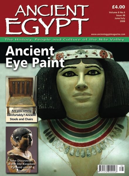 Ancient Egypt – June – July 2008 Cover