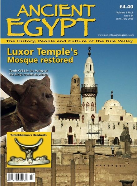Ancient Egypt – June – July 2009 Cover