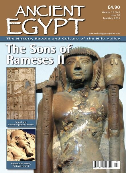 Ancient Egypt – June-July 2015 Cover