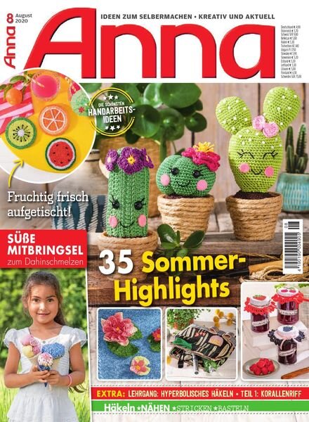 Anna Germany – August 2020 Cover