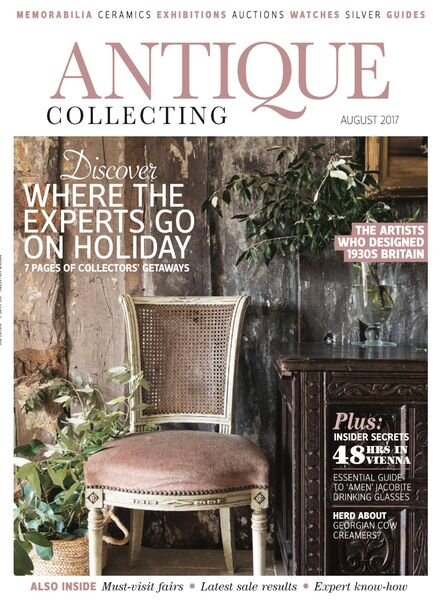 Antique Collecting – August 2017 Cover