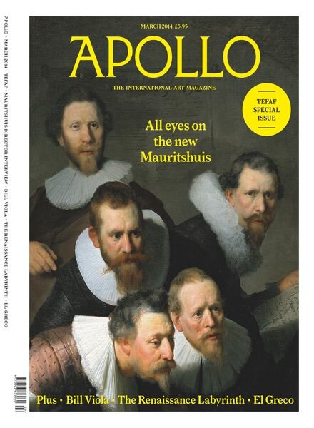 Apollo Magazine – March 2014 Cover