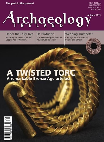 Archaeology Ireland – Autumn 2013 Cover