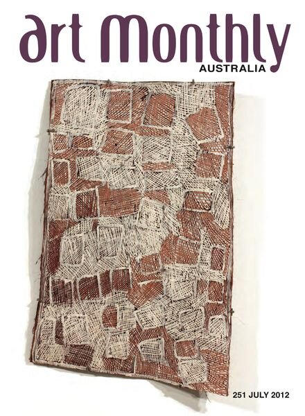 Art Monthly Australasia – Issue 251 Cover