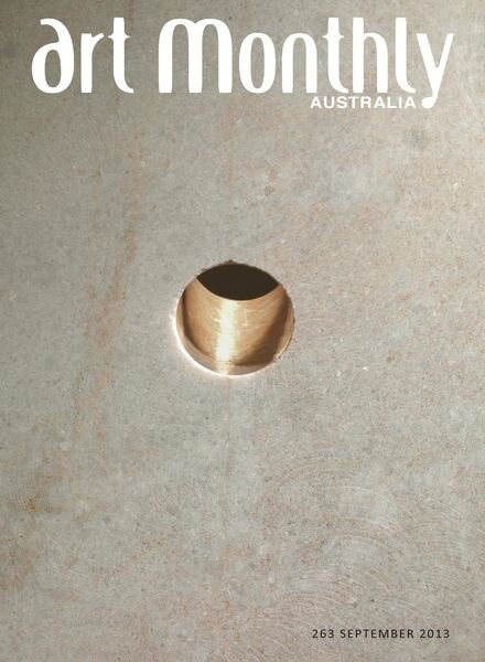 Art Monthly Australasia – Issue 263 Cover