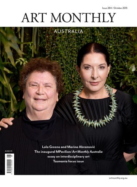 Art Monthly Australasia – Issue 284 Cover