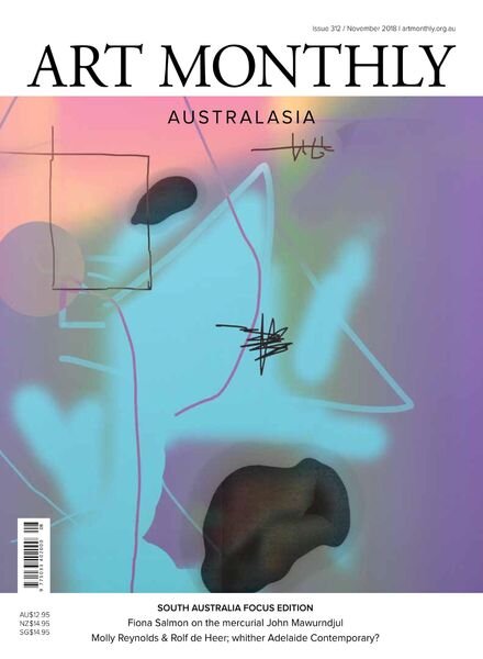 Art Monthly Australasia – Issue 312 Cover