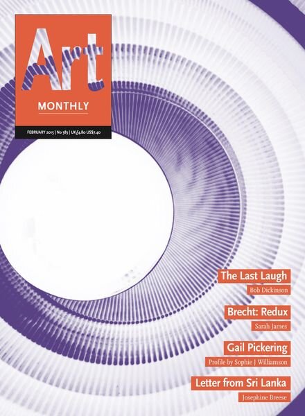Art Monthly – February 2015 Cover
