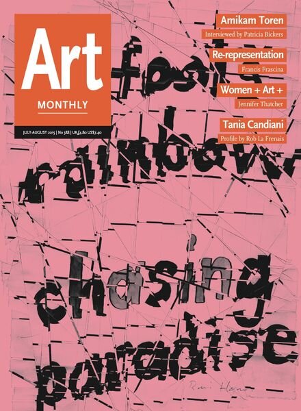 Art Monthly – Jul-Aug 2015 Cover