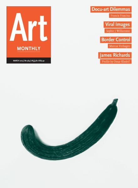 Art Monthly – March 2013 Cover