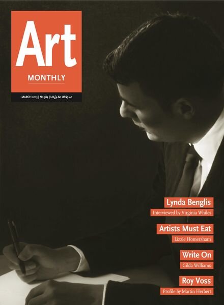 Art Monthly – March 2015 Cover