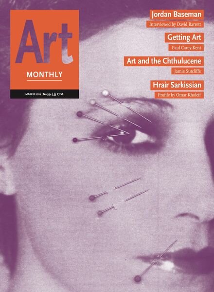 Art Monthly – March 2016 Cover